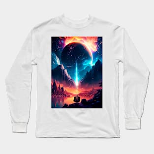 Magic in Chaos: Universe's Landscape Long Sleeve T-Shirt